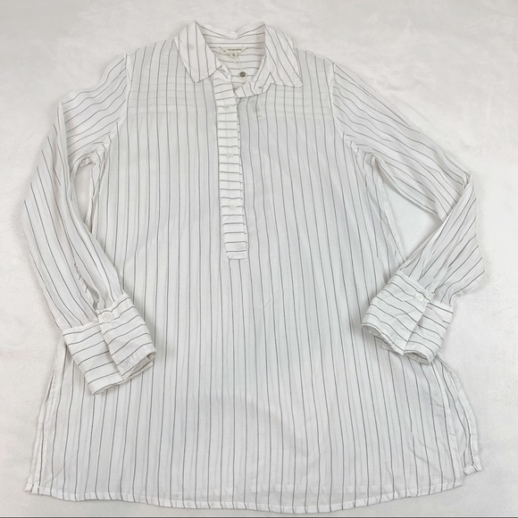 Max Studio Tops - Max Studio striped popover shirt long sleeve tunic